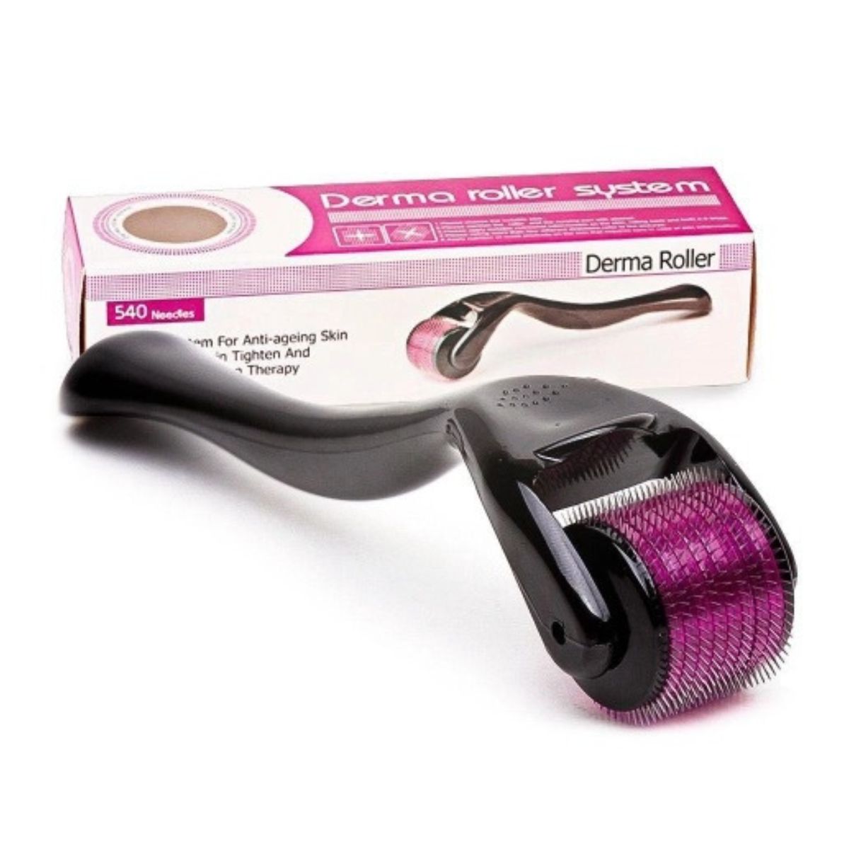Dermaroller System Rolo 540 Microagulhas Esfoliador Pele Dermaroller System Rolo 540 Microagulhas Esfoliador Pele